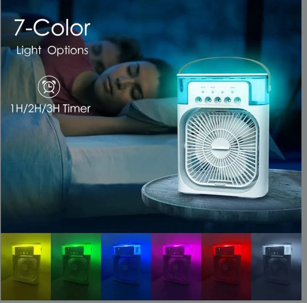 Portable Mini Air Cooler & Humidifier Fan
